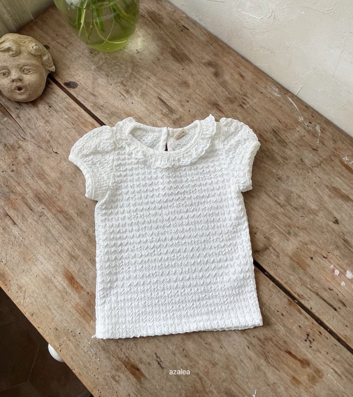 Azalea - Korean Children Fashion - #prettylittlegirls - Zigzag Frill Tee - 7