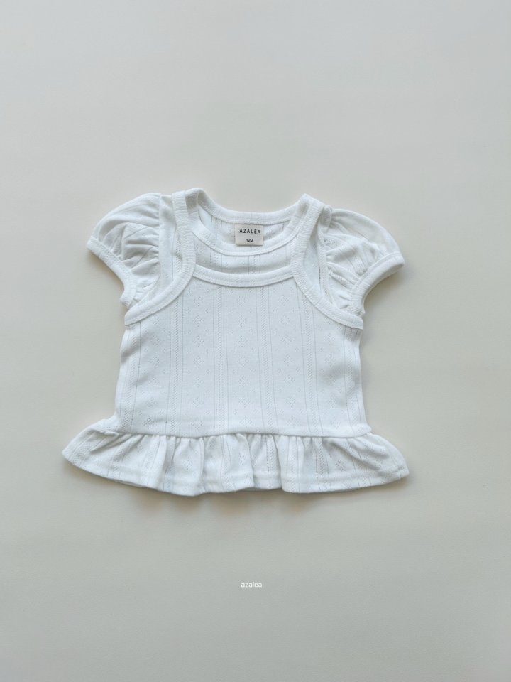 Azalea - Korean Children Fashion - #prettylittlegirls - Red Flavor Sleeveless Set - 5