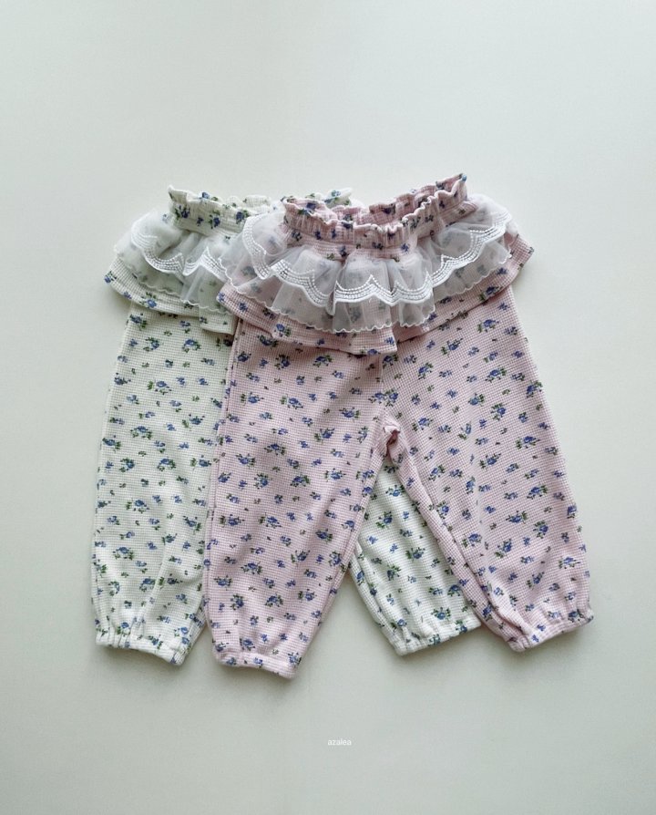 Azalea - Korean Children Fashion - #stylishchildhood - Berry Waffle Jogger Pants - 9