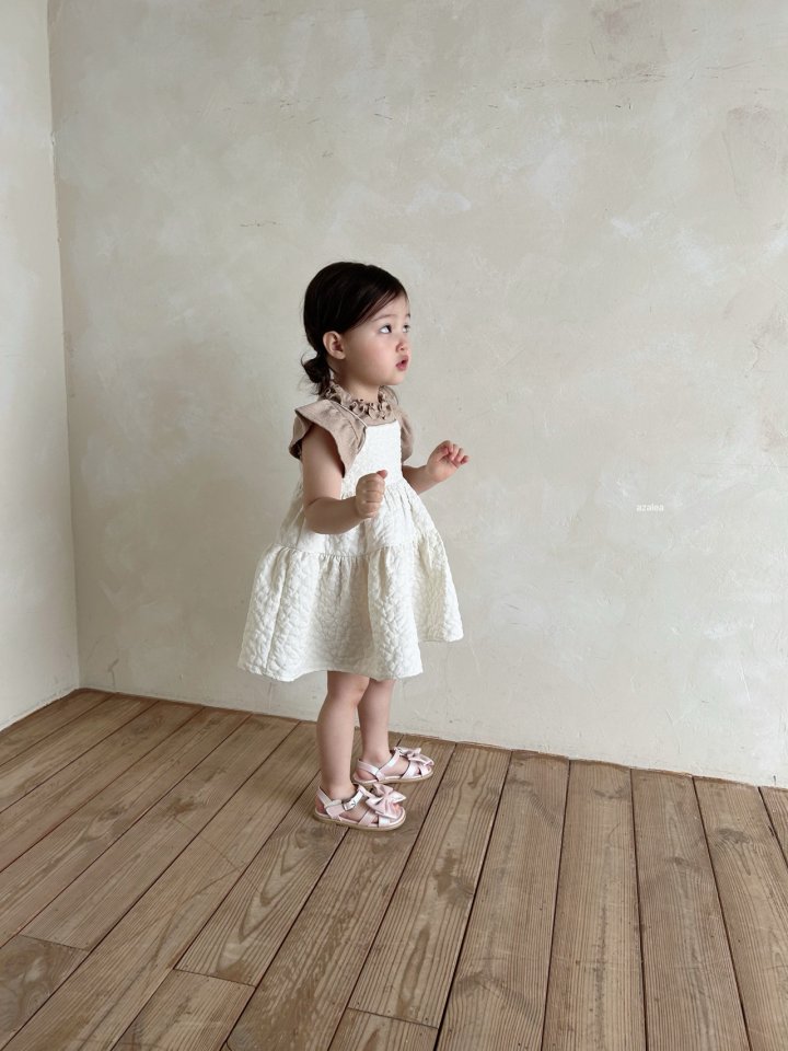 Azalea - Korean Children Fashion - #stylishchildhood - Romance Tiered One-piece - 3