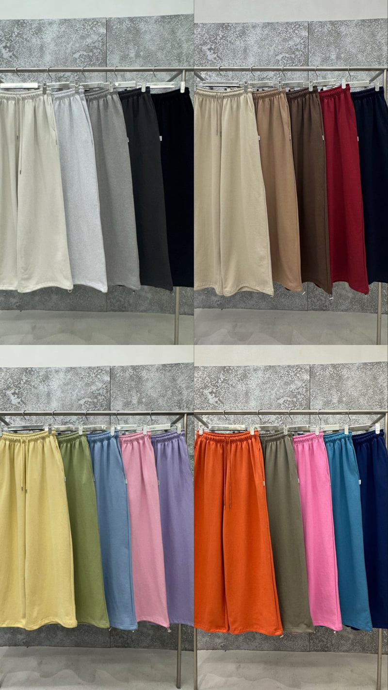 Badcalm - Korean Women Fashion - #momslook - Basic Jogger Pants - 11