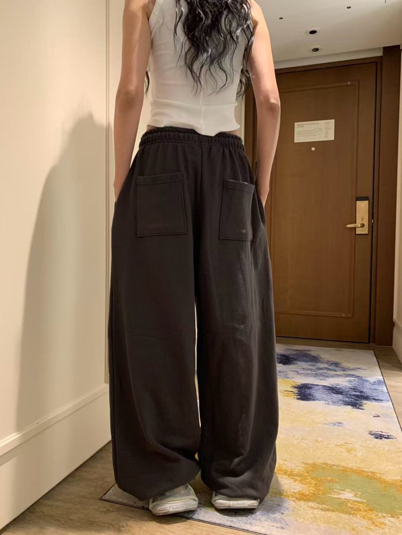 Badcalm - Korean Women Fashion - #momslook - Basic Jogger Pants - 5