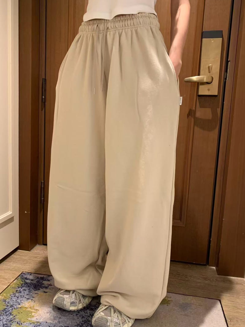 Badcalm - Korean Women Fashion - #momslook - Basic Jogger Pants - 7