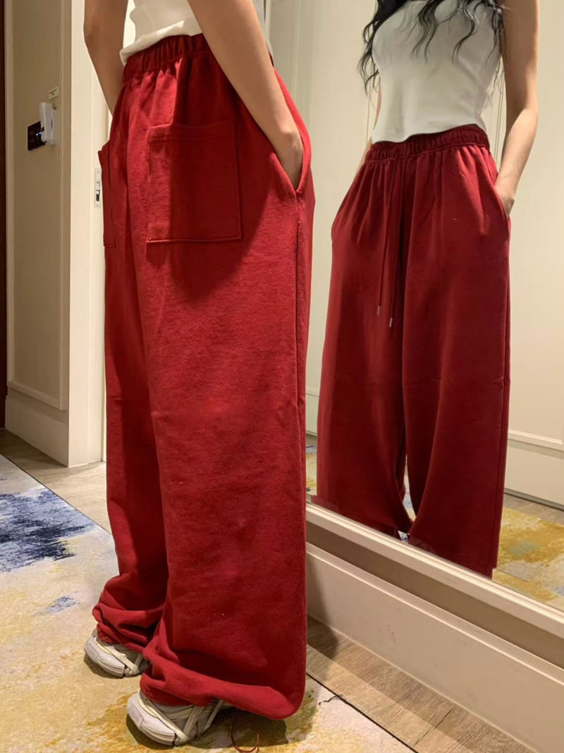 Badcalm - Korean Women Fashion - #momslook - Basic Jogger Pants - 9