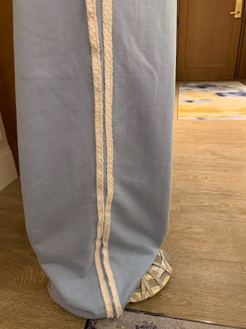 Badcalm - Korean Women Fashion - #momslook - Tassel Tape Pants - 3
