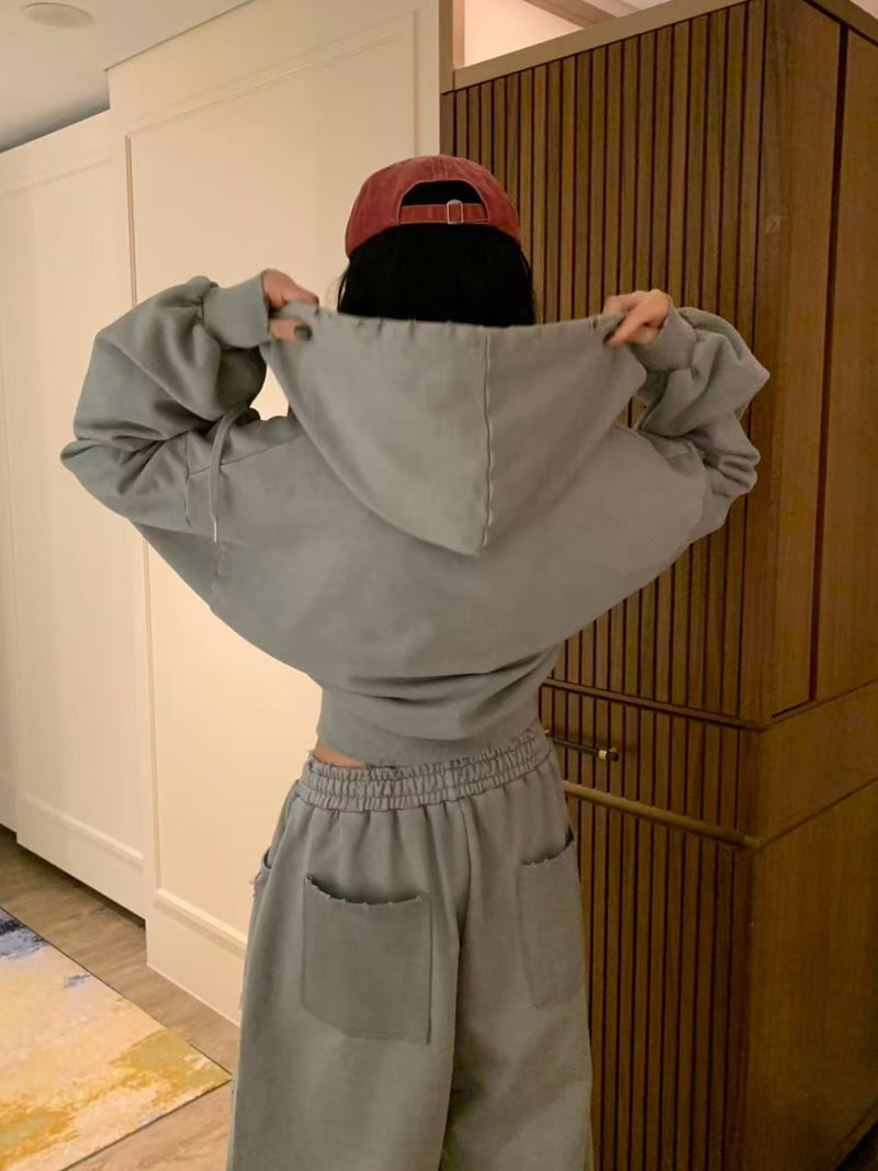 Badcalm - Korean Women Fashion - #momslook - Vintage Pigment Pants - 11