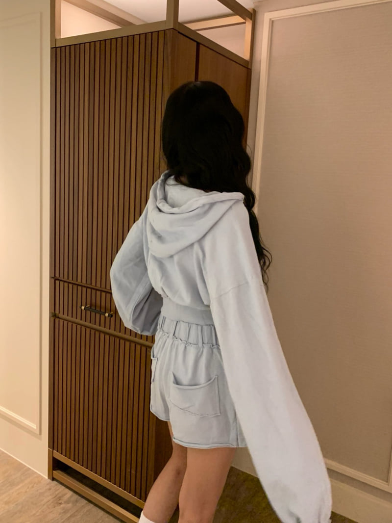 Badcalm - Korean Women Fashion - #momslook - Washed Raw Edge Skirt - 2