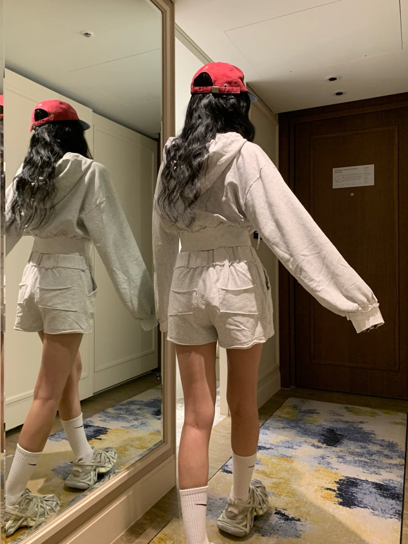 Badcalm - Korean Women Fashion - #momslook - Washed Raw Edge Skirt - 7