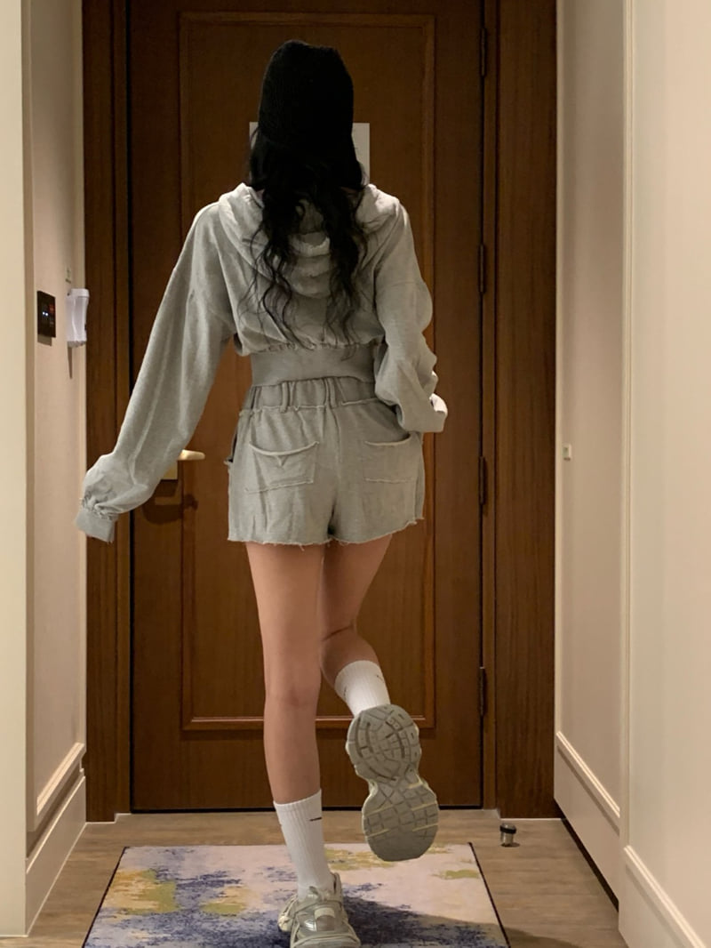Badcalm - Korean Women Fashion - #momslook - Washed Raw Edge Skirt - 8