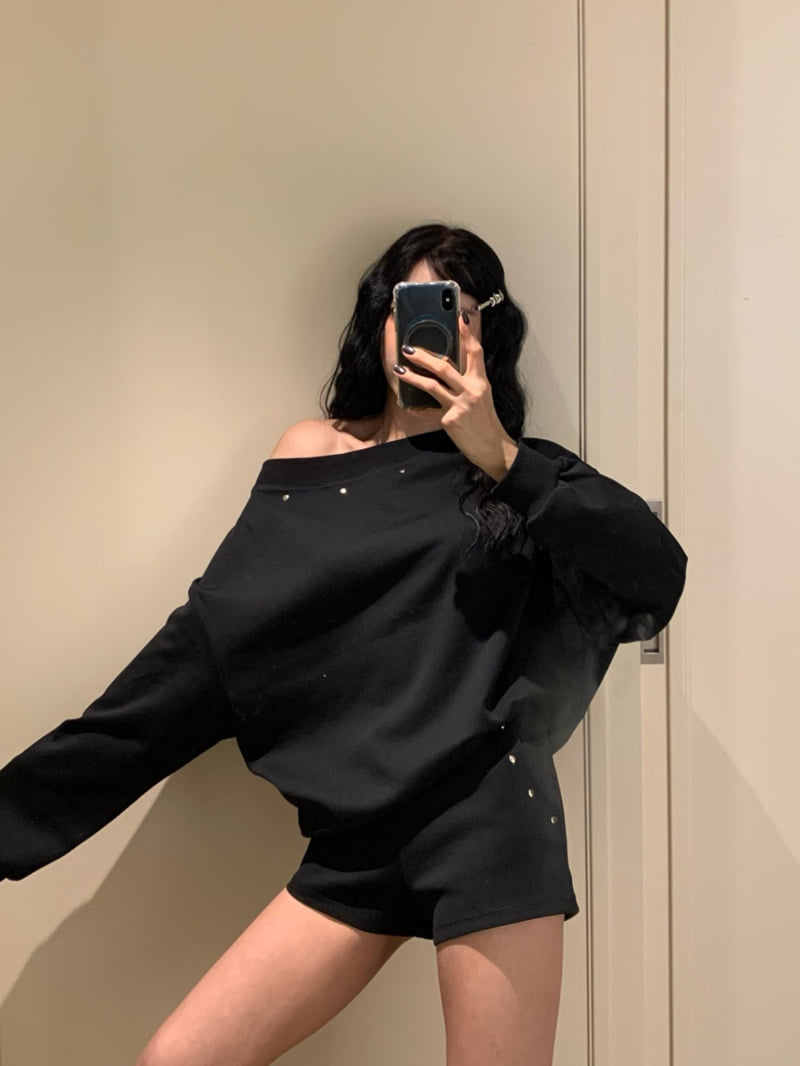Badcalm - Korean Women Fashion - #momslook - Piece Shoulder Set - 3