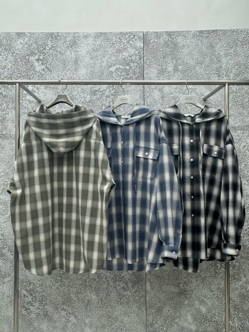 Badcalm - Korean Women Fashion - #momslook - Cool Hooded Shirt - 11
