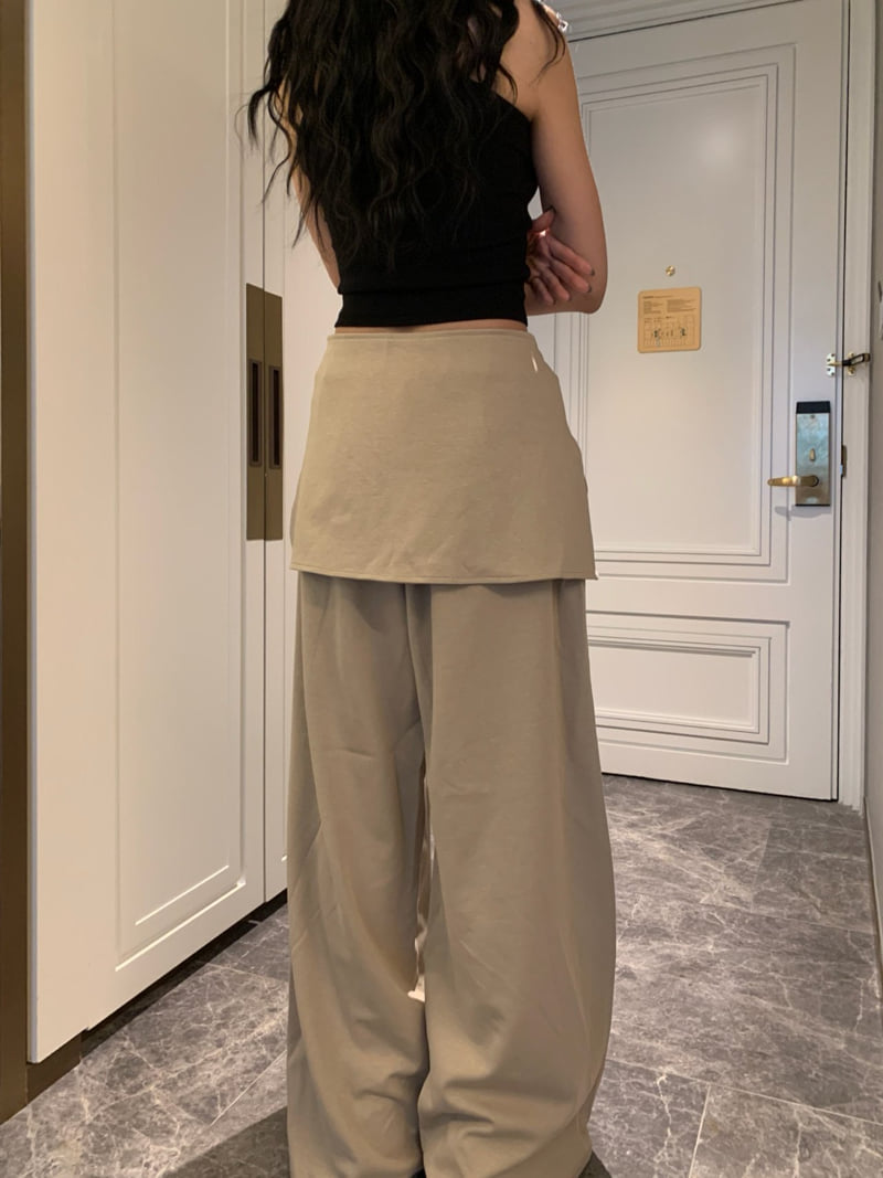 Badcalm - Korean Women Fashion - #momslook - Wrap Cardigan Pants - 9