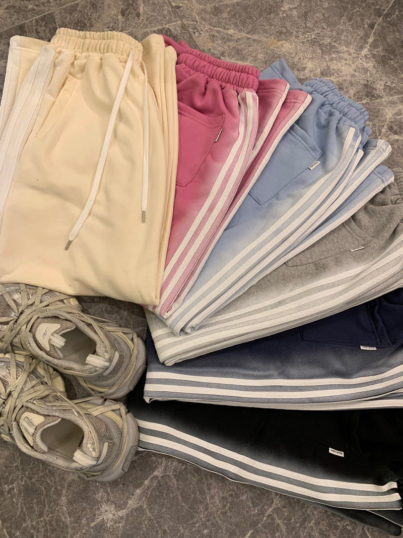 Badcalm - Korean Women Fashion - #momslook - Brush Line Pants