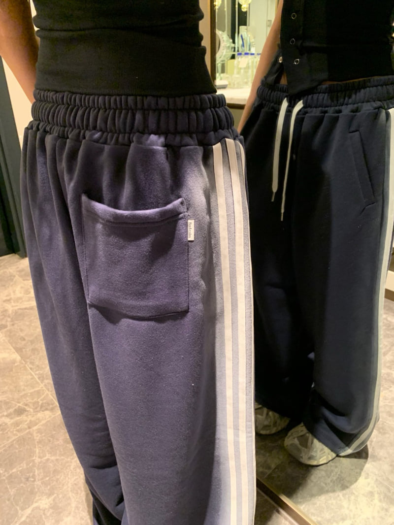 Badcalm - Korean Women Fashion - #momslook - Brush Line Pants - 9