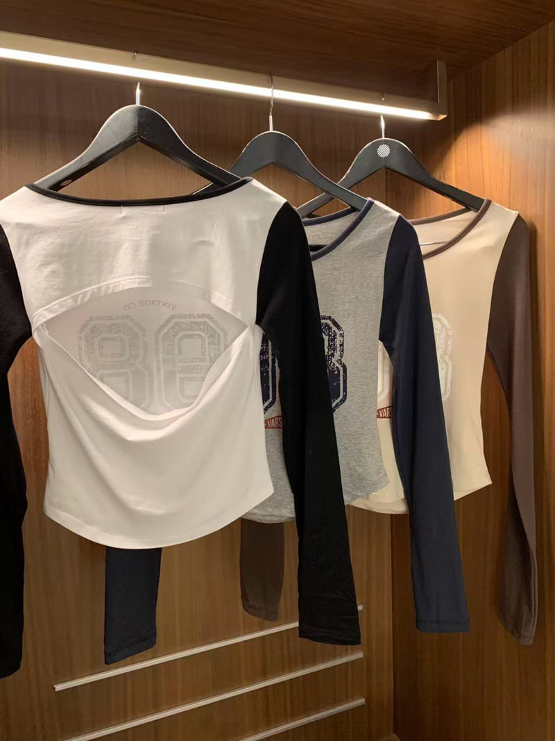 Badcalm - Korean Women Fashion - #momslook - 98 Raglan Tee - 11
