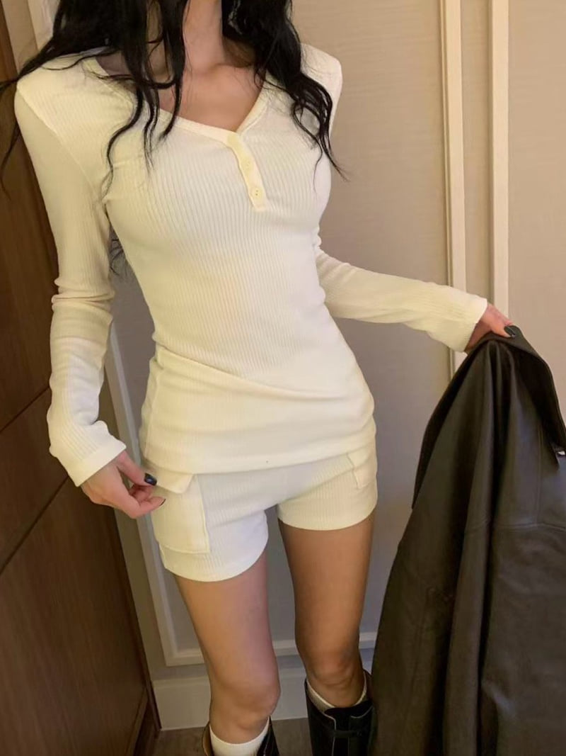 Badcalm - Korean Women Fashion - #momslook - Kylie Suit Set - 10