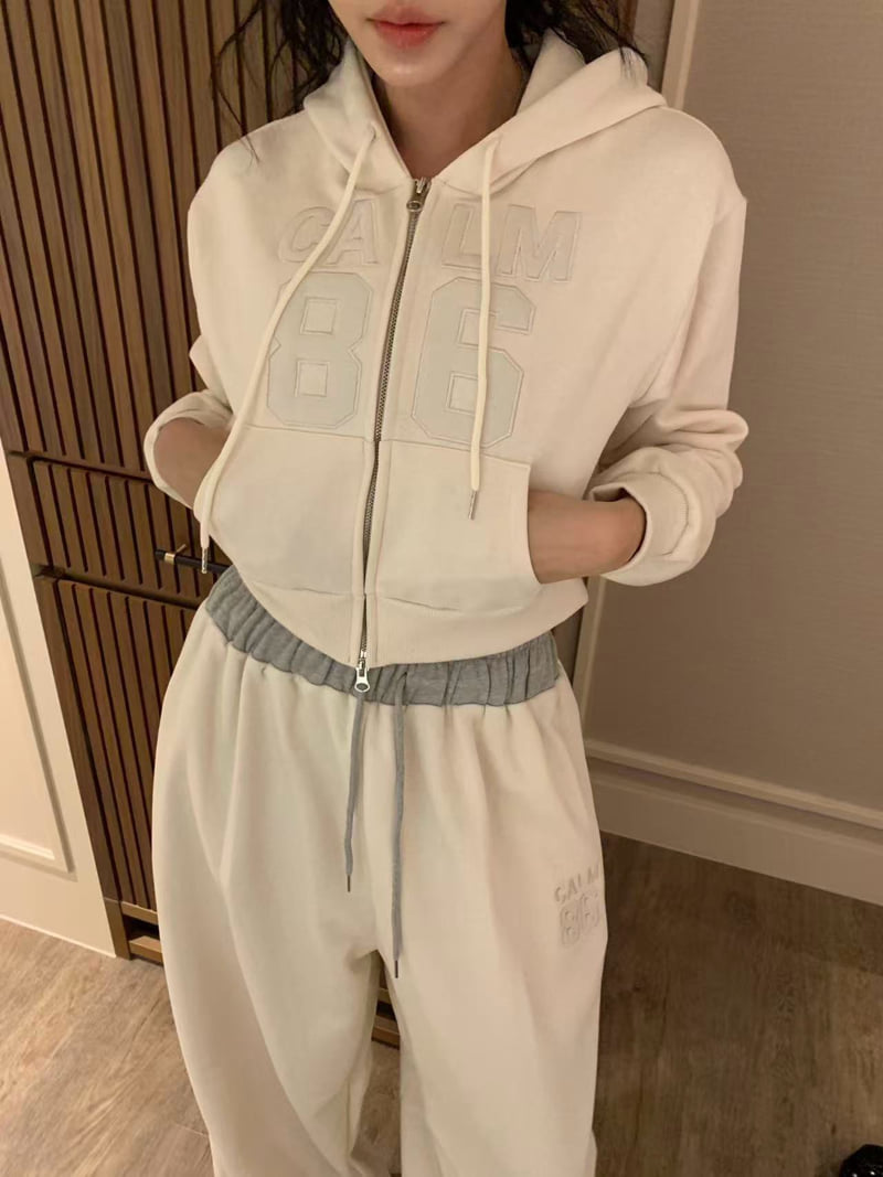 Badcalm - Korean Women Fashion - #momslook - 86 Patch Pants - 10