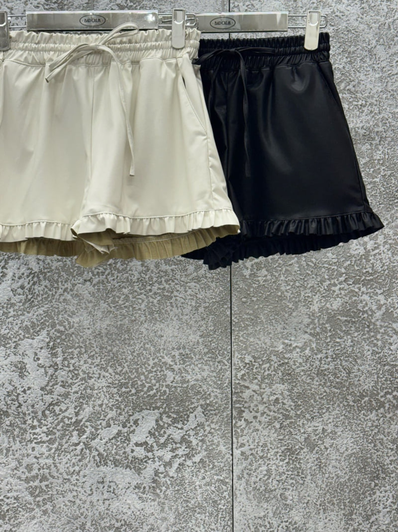 Badcalm - Korean Women Fashion - #vintageinspired - Frill Shorts - 9