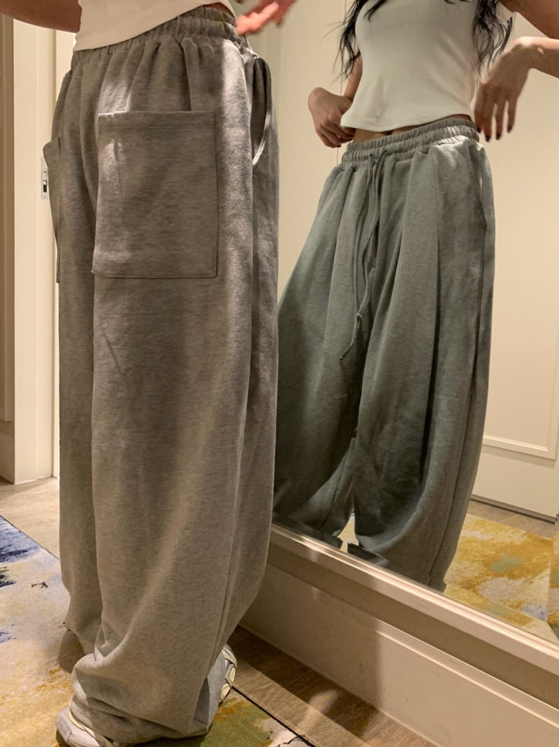 Badcalm - Korean Women Fashion - #vintageinspired - Dirty Pintuck Pants - 5