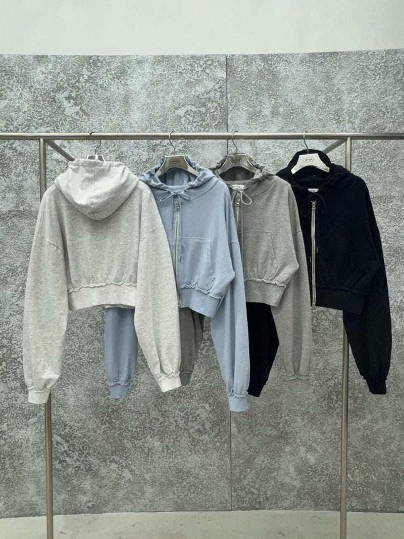Badcalm - Korean Women Fashion - #vintagekidsstyle - Washed Raw Edge Jumper - 12