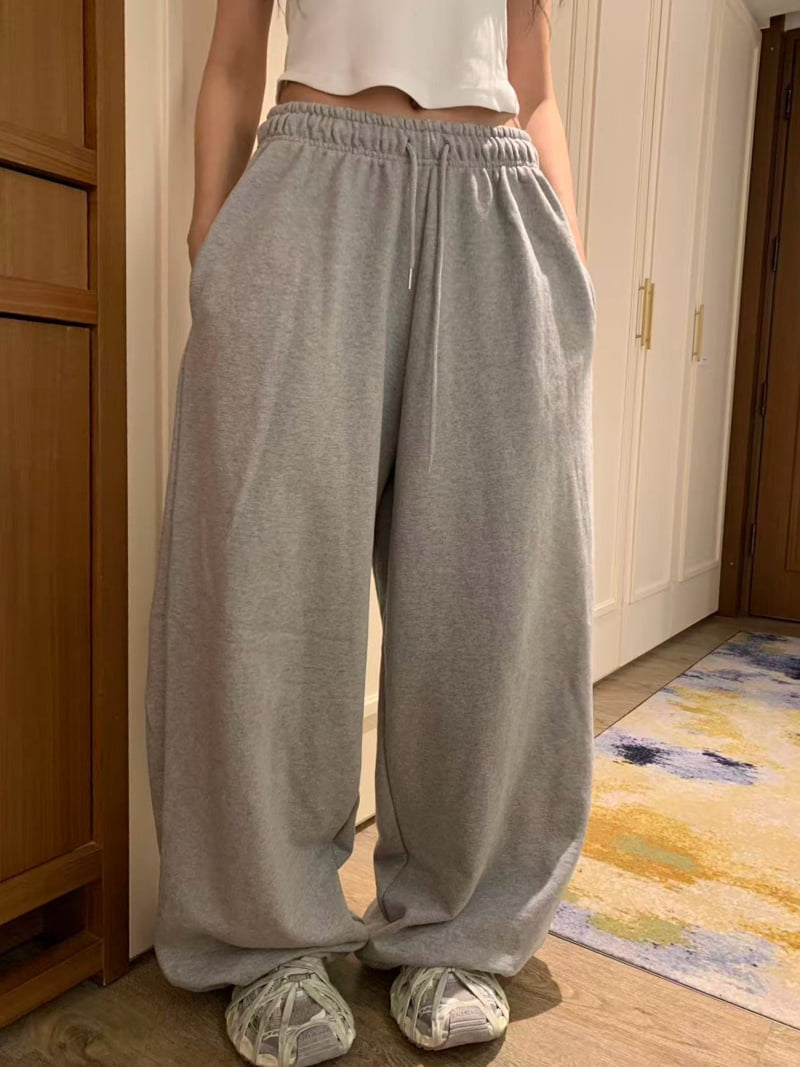 Badcalm - Korean Women Fashion - #momslook - Basic Jogger Pants - 4