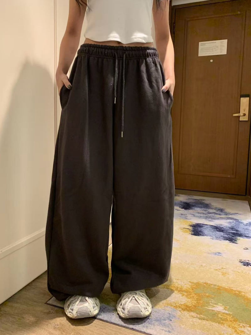 Badcalm - Korean Women Fashion - #womensfashion - Basic Jogger Pants - 6