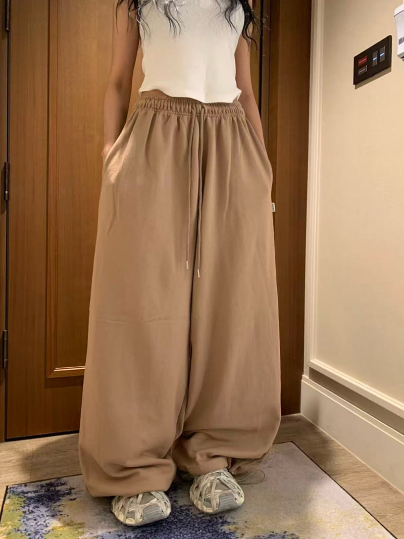 Badcalm - Korean Women Fashion - #womensfashion - Basic Jogger Pants - 8