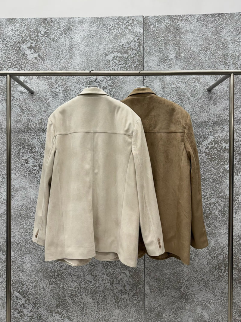Badcalm - Korean Women Fashion - #womensfashion - Suede Half Jacket - 11