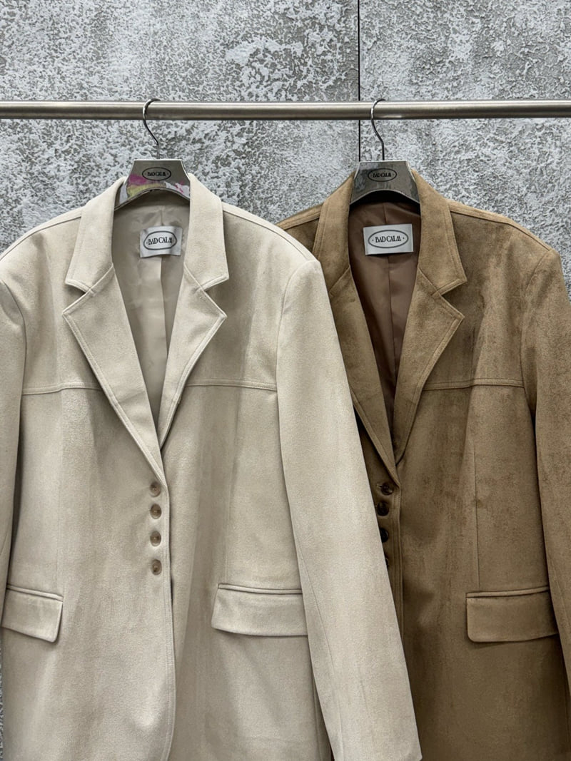 Badcalm - Korean Women Fashion - #womensfashion - Suede Half Jacket - 9