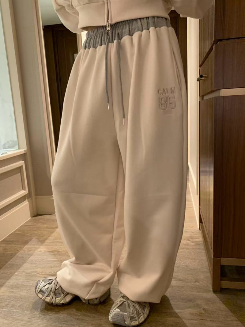 Badcalm - Korean Women Fashion - #womensfashion - 86 Patch Pants - 11