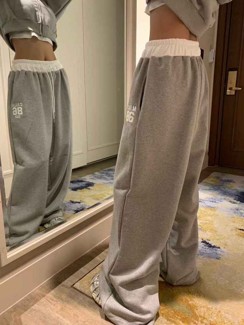 Badcalm - Korean Women Fashion - #womensfashion - 86 Patch Pants - 5
