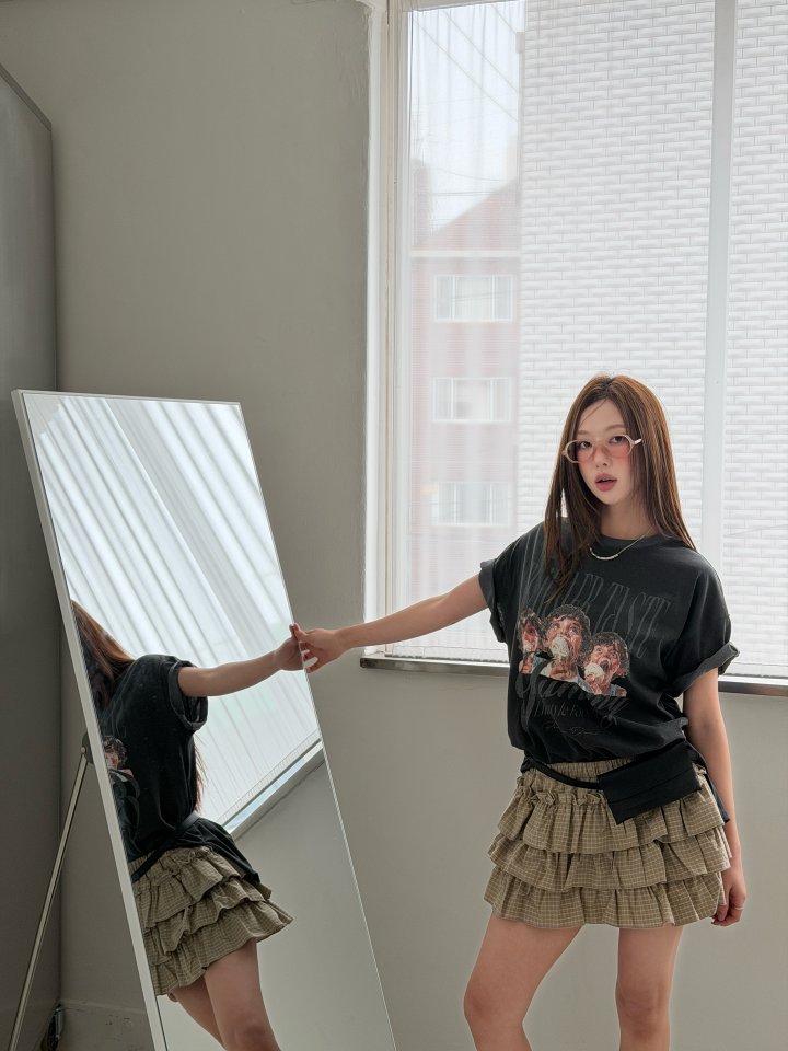 Baguette - Korean Women Fashion - #momslook - Pio Tiered Skirt - 7