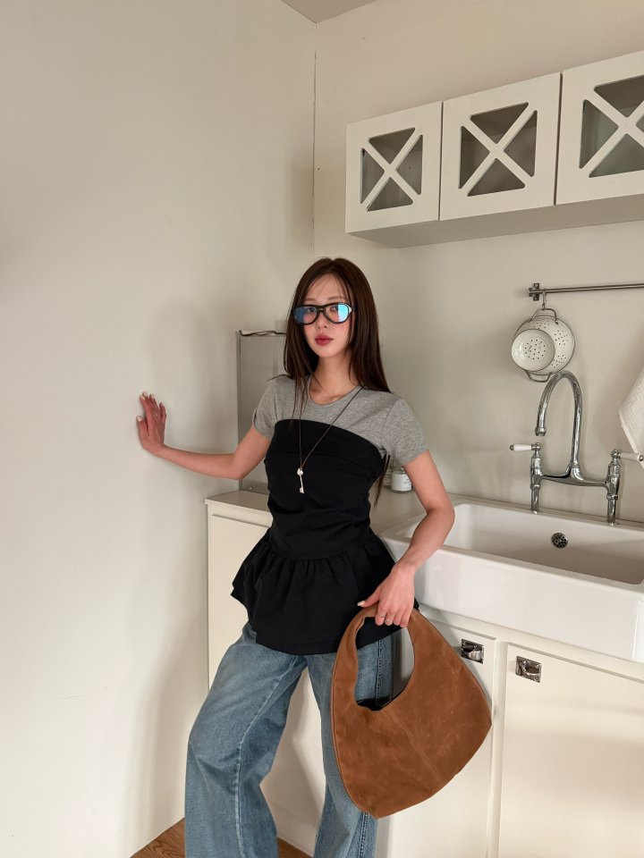 Baguette - Korean Women Fashion - #momslook - Double Layer Blouse - 11