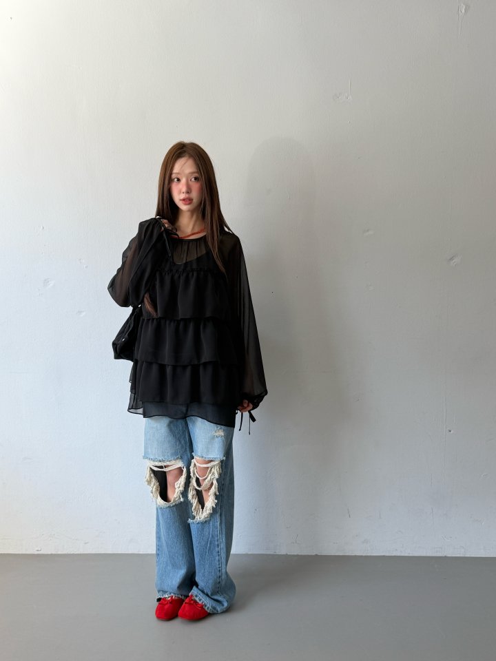 Andy Tiered Blouse by Baguette for Women - view 12