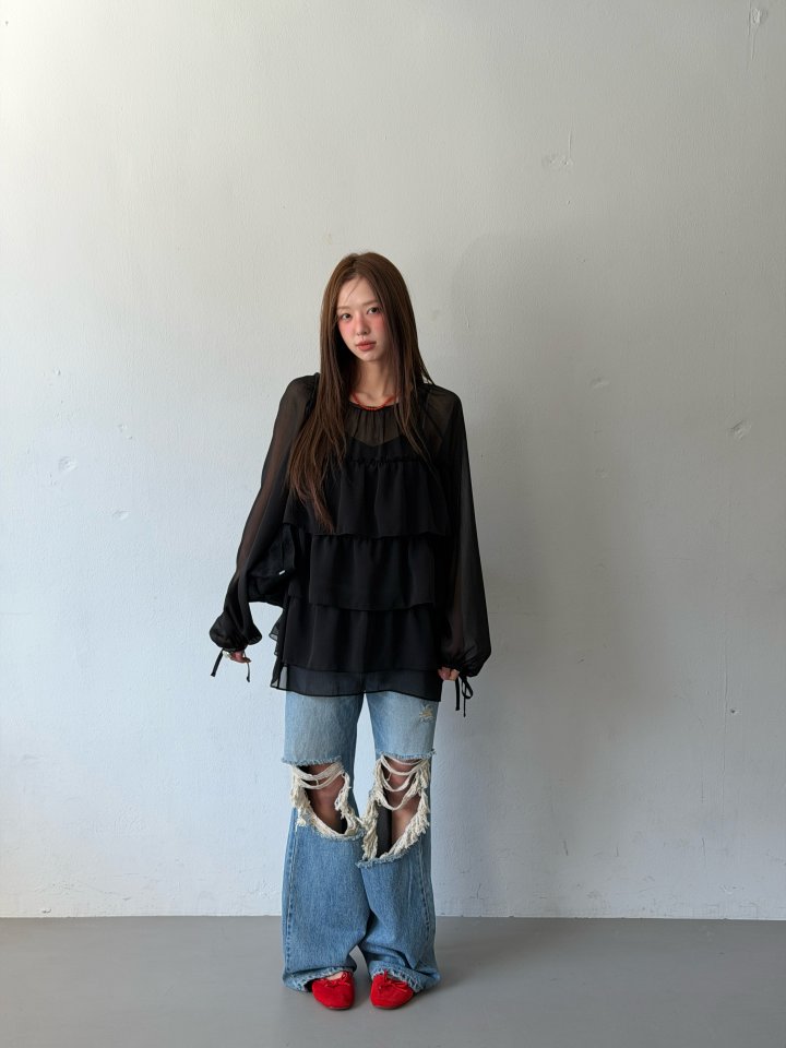 Andy Tiered Blouse by Baguette for Women - view 8
