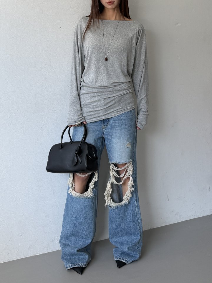 Baguette - Korean Women Fashion - #momslook - Tencel One-piece - 6