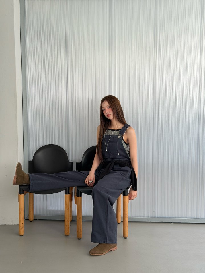Baguette - Korean Women Fashion - #momslook - Cotton Overall Pants - 11