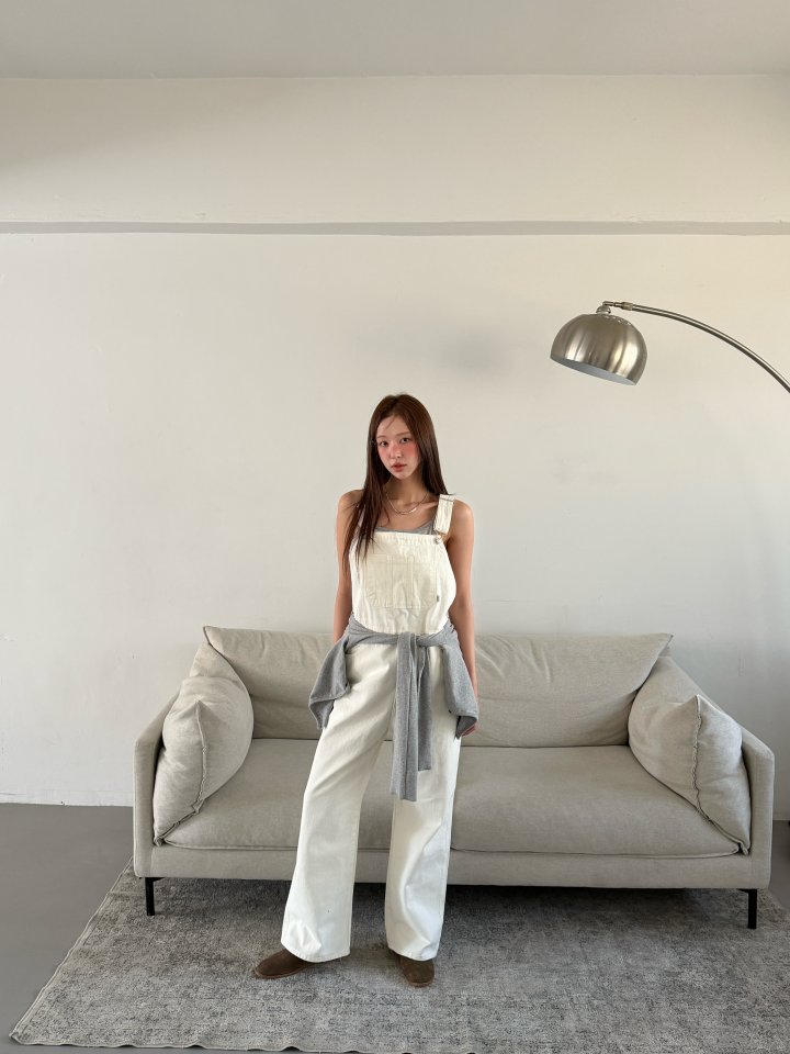 Baguette - Korean Women Fashion - #momslook - Cotton Overall Pants - 5