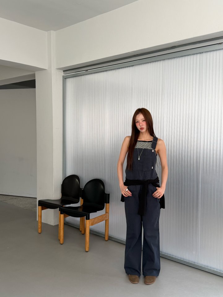 Baguette - Korean Women Fashion - #momslook - Cotton Overall Pants - 9