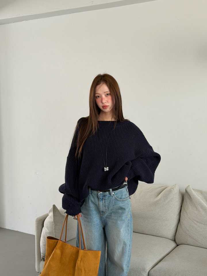 Baguette - Korean Women Fashion - #momslook - Vintage Waffle Knit Cardigan - 2