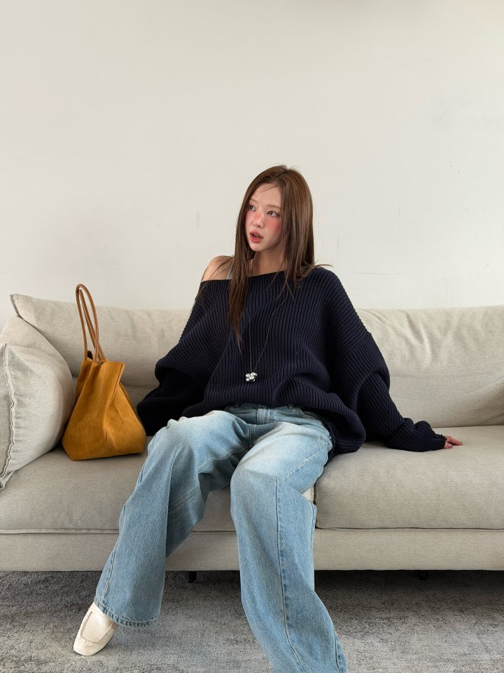 Baguette - Korean Women Fashion - #womensfashion - Vintage Waffle Knit Cardigan - 4