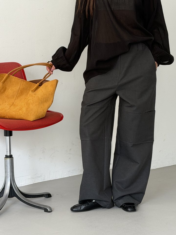Baguette - Korean Women Fashion - #momslook - Build Pants - 2