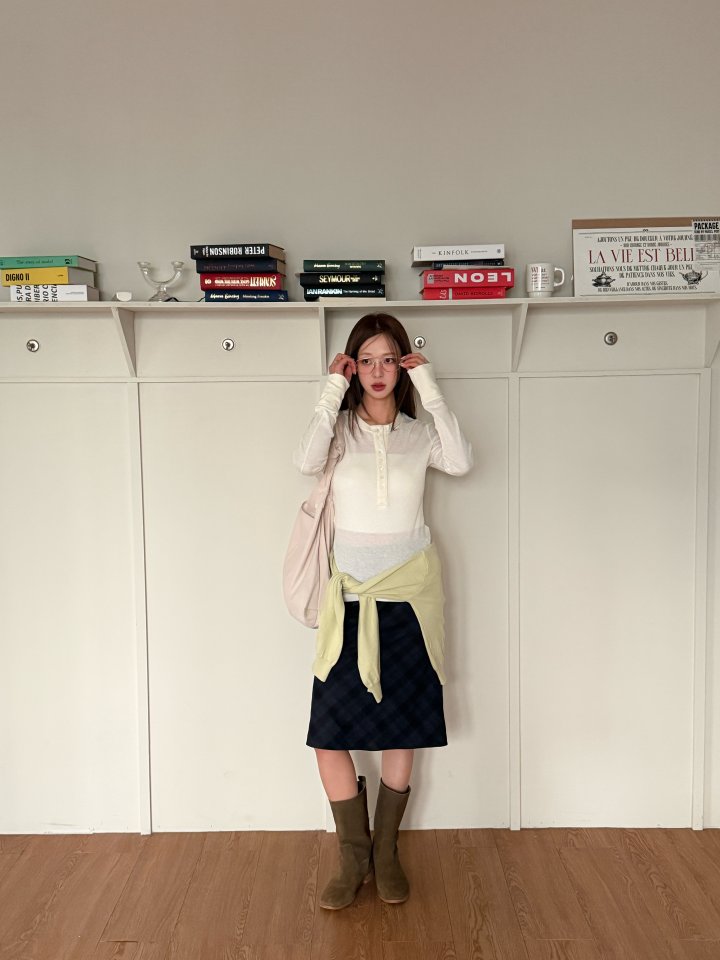 Baguette - Korean Women Fashion - #momslook - Margo Waffle Tee - 8