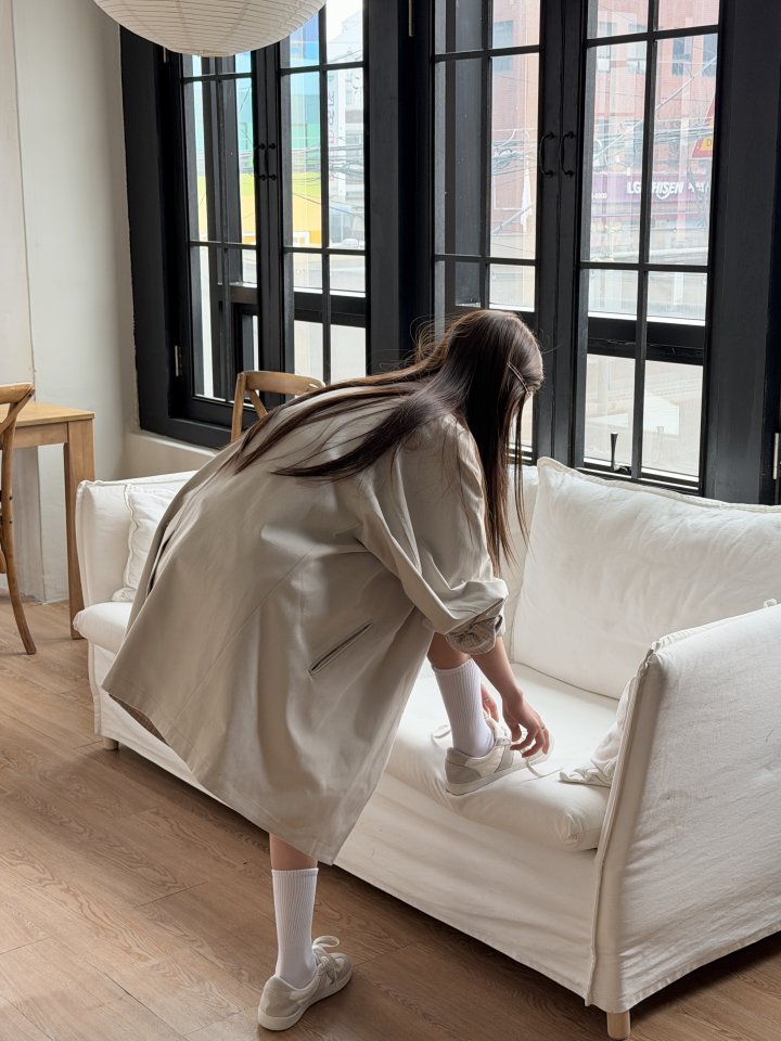 Baguette - Korean Women Fashion - #momslook - Tommy Reversible Trench Coat - 2