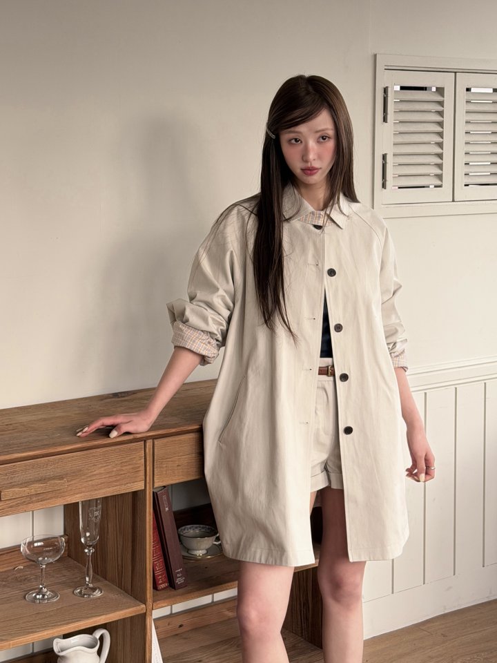 Baguette - Korean Women Fashion - #momslook - Tommy Reversible Trench Coat - 6