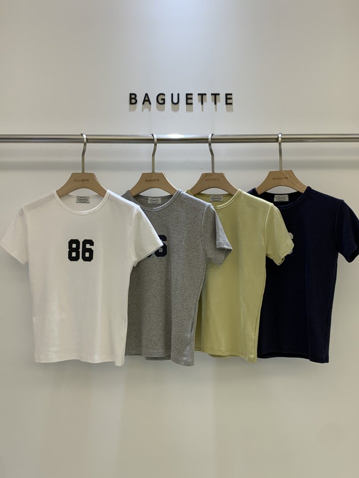 Baguette - Korean Women Fashion - #momslook - Fit 86 Tee