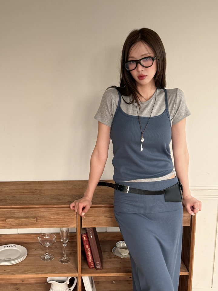 Baguette - Korean Women Fashion - #momslook - Ribbed Basic Set - 3
