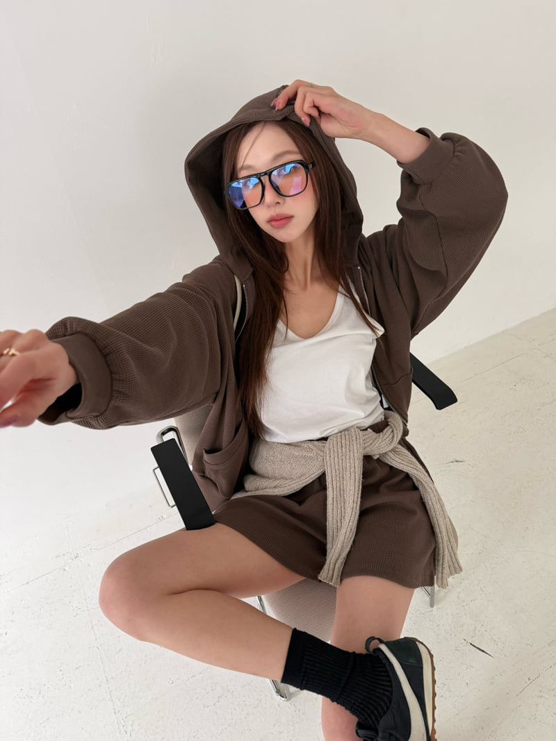 Baguette - Korean Women Fashion - #momslook - Flirting Hoodie - 7