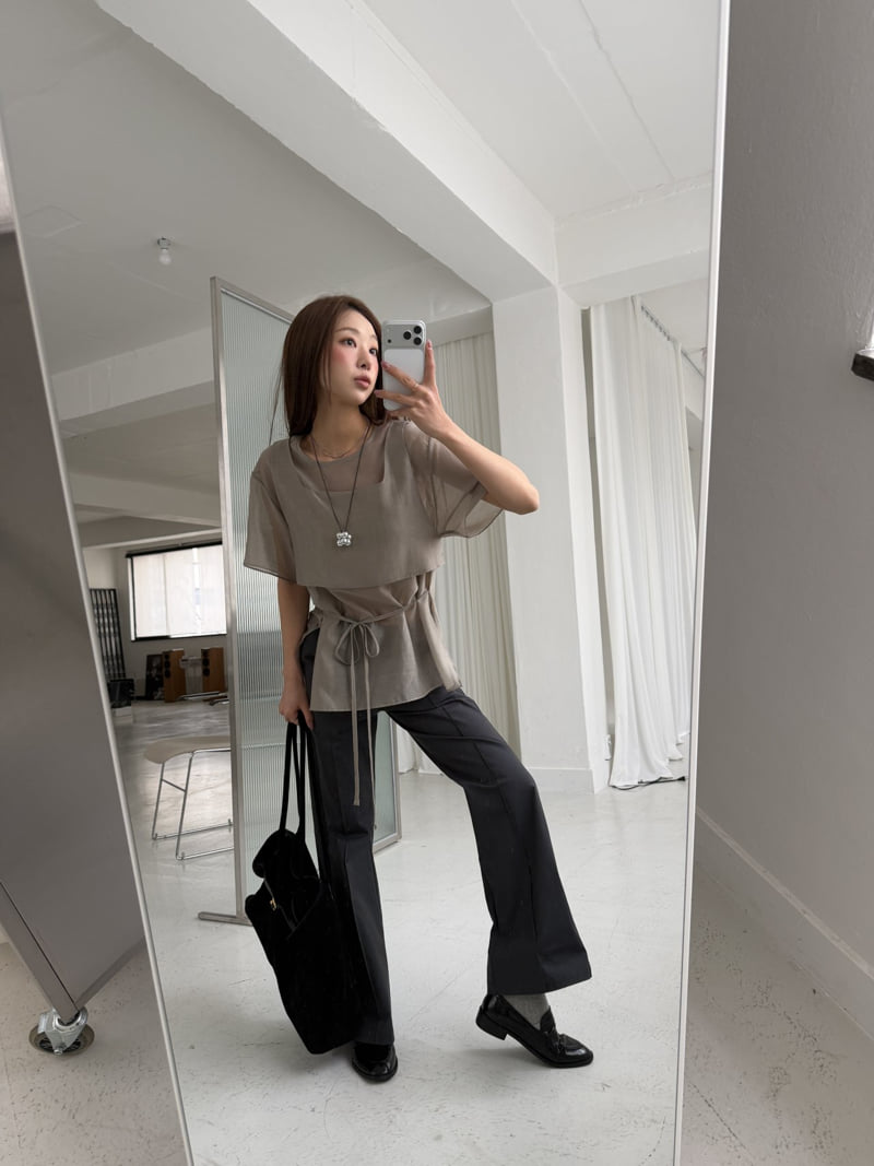 Baguette - Korean Women Fashion - #momslook - Jane Double-Layer Blouse - 6