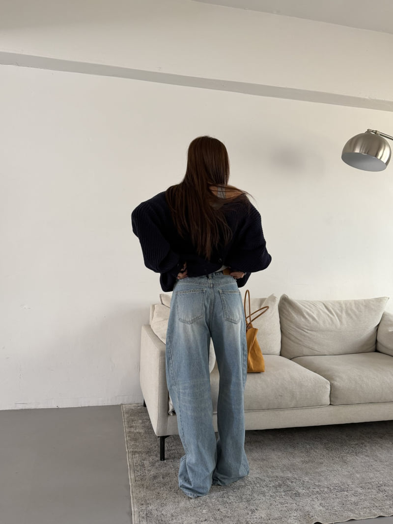 Baguette - Korean Women Fashion - #momslook - Curved Denim Jeans - 3